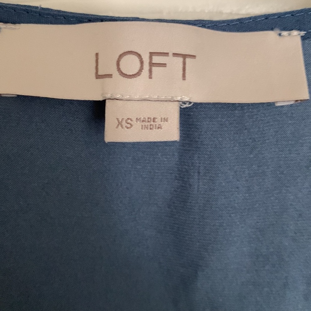 Satin Wrap Flutter Sleeve Top - image 3